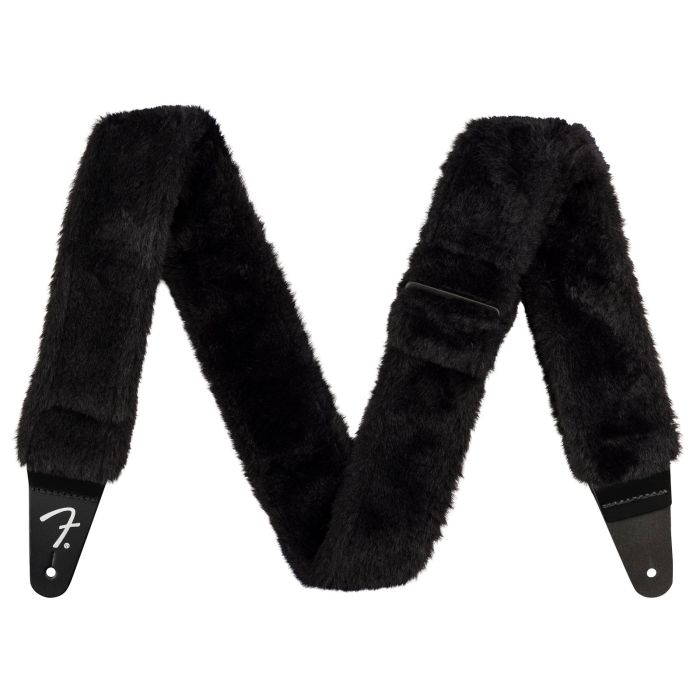 Fender Poodle Plush black strap main product photo