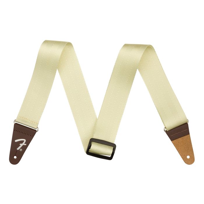 Fender American Professional Seatbelt olympic white strap main product photo