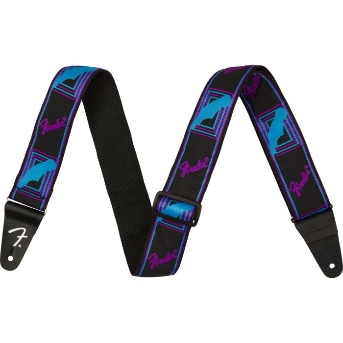 Fender Neon Strap Blue/Purple main product photo