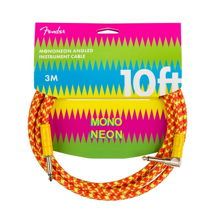 Fender Mono Neon instrument cables 3mt orange main product photo