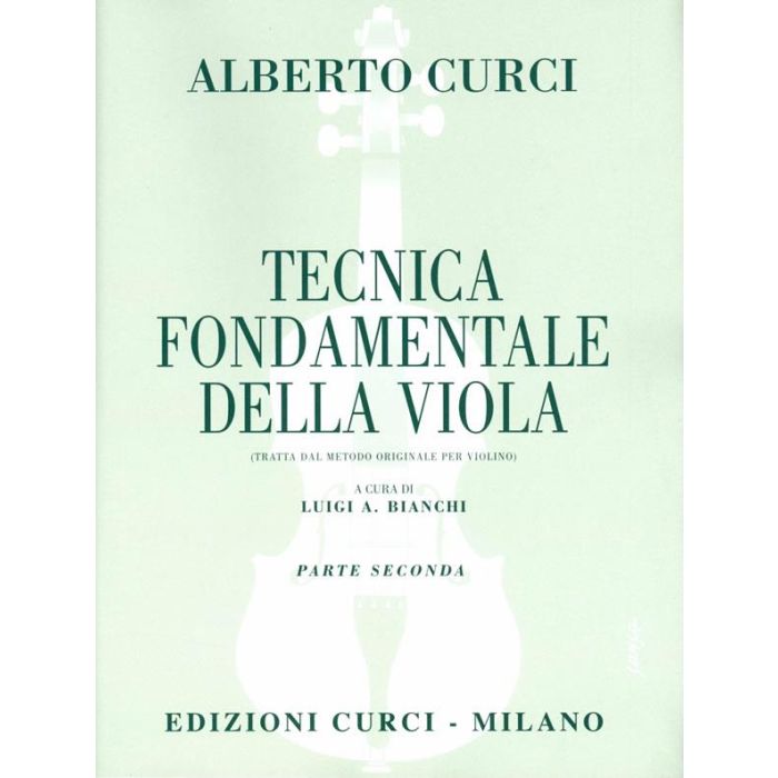 Curci Tecnica fondamentale della Viola parte seconda main product photo