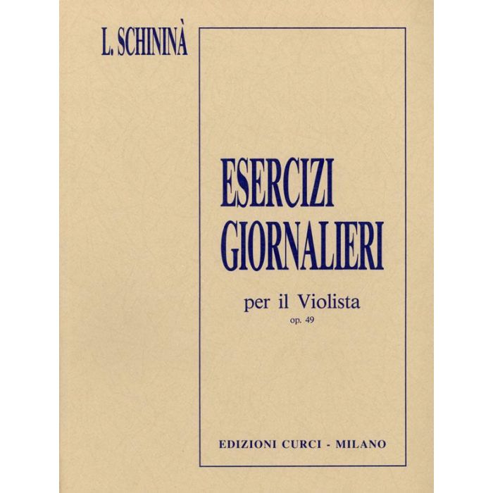 Schinina' Esercizi giornalieri violinist a main product photo