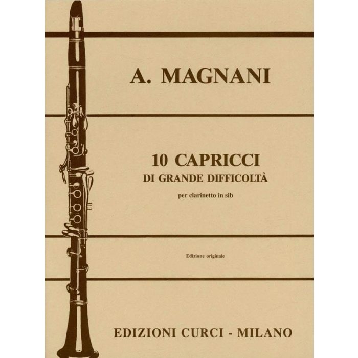 A.Magnani 10 Studi Capricci Grande Difficoltà main product photo