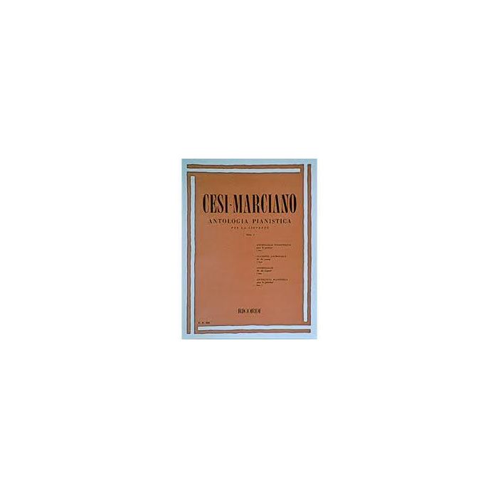 Cesi Marciano Antologia Pianistica per la gioventu' Vol. I main product photo