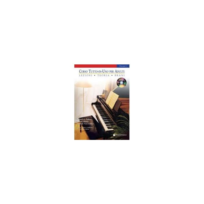 W.Palmer Adult piano Corse Corso Tutto in uno Vol.2 con Cd main product photo