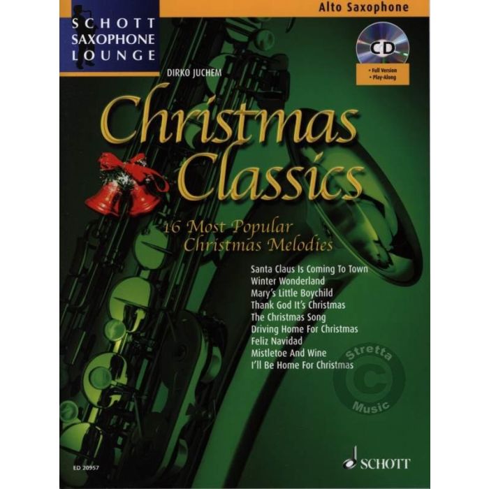 D.Juchem Christmas Classics Sax Alto con Cd 16 melodies main product photo