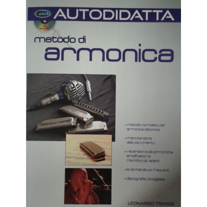 Triassi Autodidatta Metodo per Armonica con cd main product photo