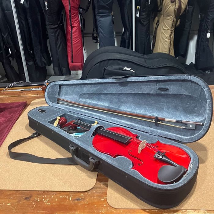 VIOLINO 4/4 STAGG ROSSO CON CUSTODIA USATO main product photo