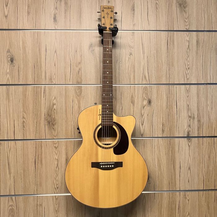 CHITARRA ACUSTICA AMPLIFICATA SIMON&PATRICK AMBER TRAIL CW MINI JUMBO SG T35 USATA main product photo