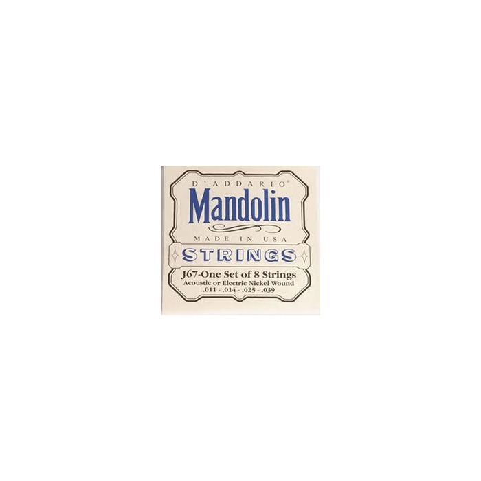 Corde mandolino D`Addario J67 nickel medium 11-39 main product photo