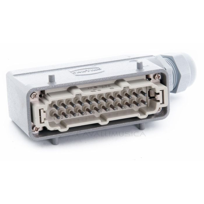 Connettore Harting 24 pin industriale maschio main product photo