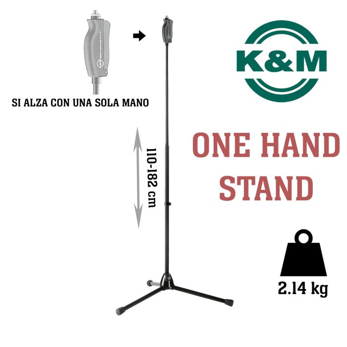 Asta Microfono dritta K&M 25680-300-55 main product photo