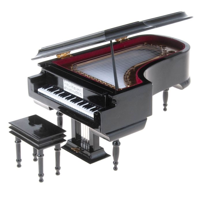 Carillon Pianoforte a coda 21x14x11 cm con custodia Agifty main product photo