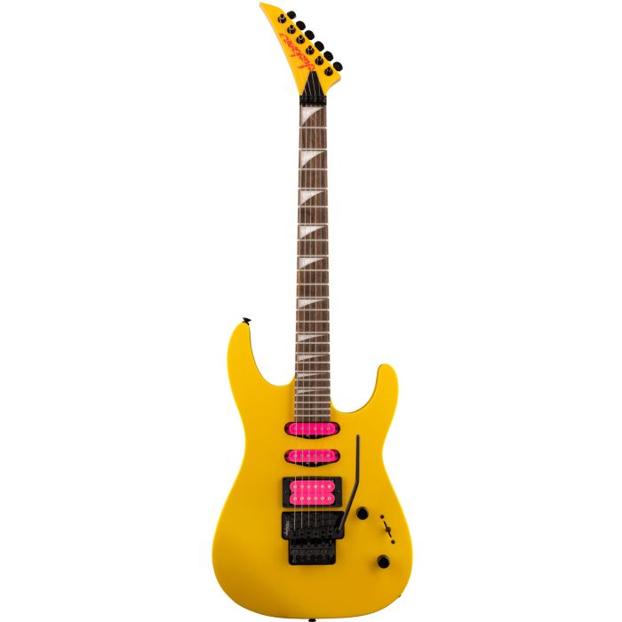 Jackson Dinky DK3XR hss caution yellow main product photo