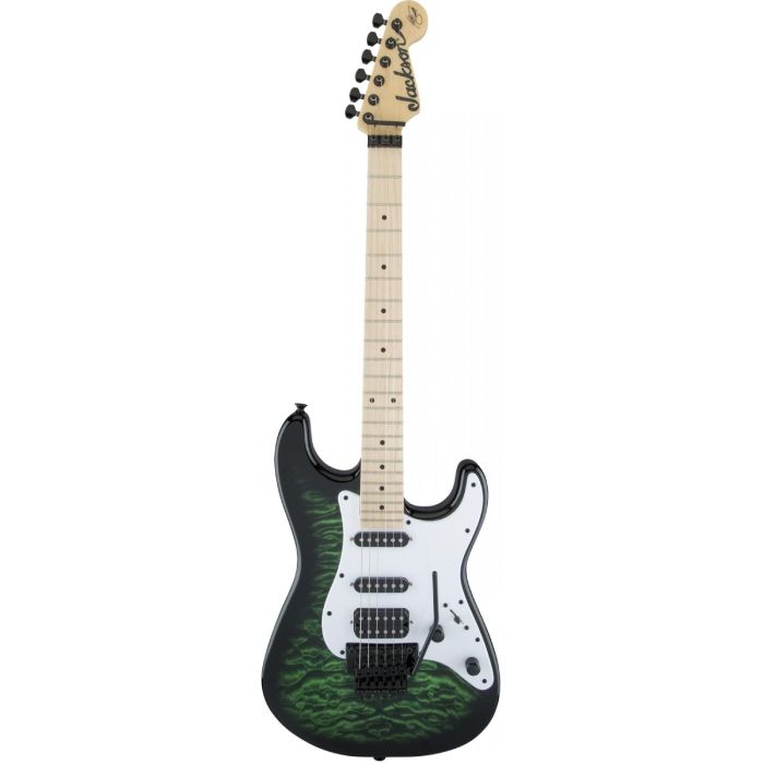 Jackson X Series Signature Adrian Smith Sdxqm MP transparent green main product photo