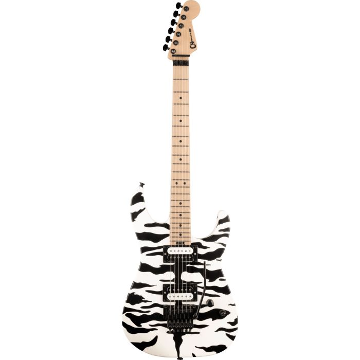 Charvel Pro-Mod DK22 Satchel HH FR M satin white bengal main product photo