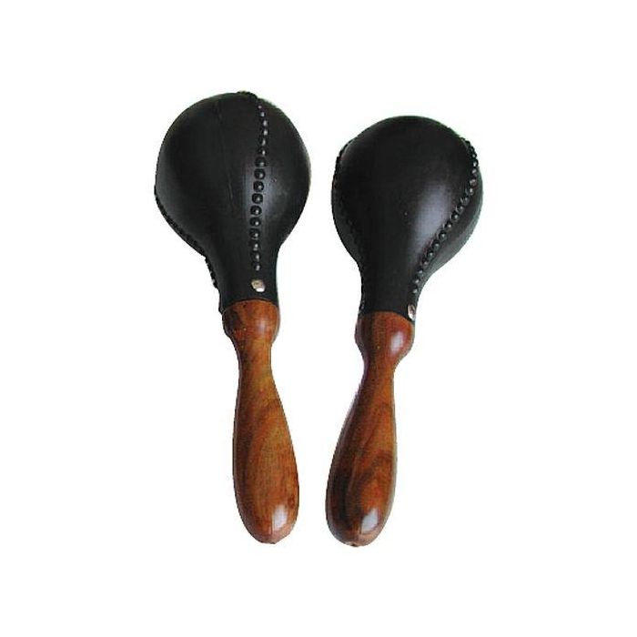 Maracas in plastica manico in legno copp ia main product photo