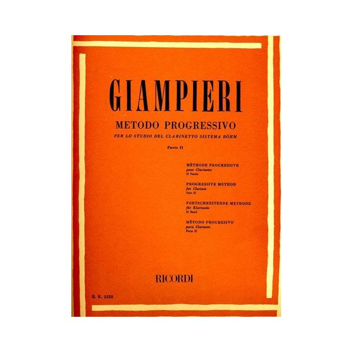 A.Giampieri Metodo progressivo per Clarinetto Vol.2 main product photo