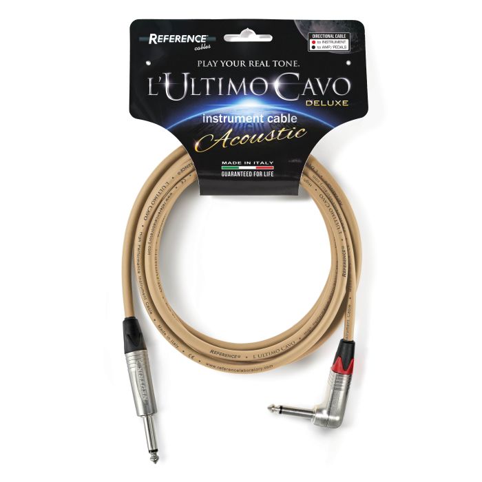 Cavo Jack/Jack angolare 3 mt Reference Deluxe serie Ultimo main product photo