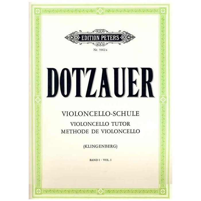 F.Dotzauer Metodo Violoncello Vol.1 main product photo