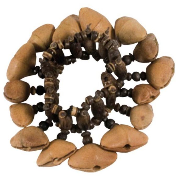 Shaker Terre' bracciale Chacha legno e semi tropicali main product photo