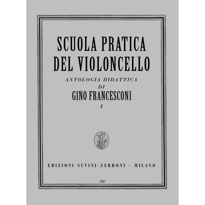 G.Francesconi Scuola Pratica del Violoncello Vol.1 main product photo