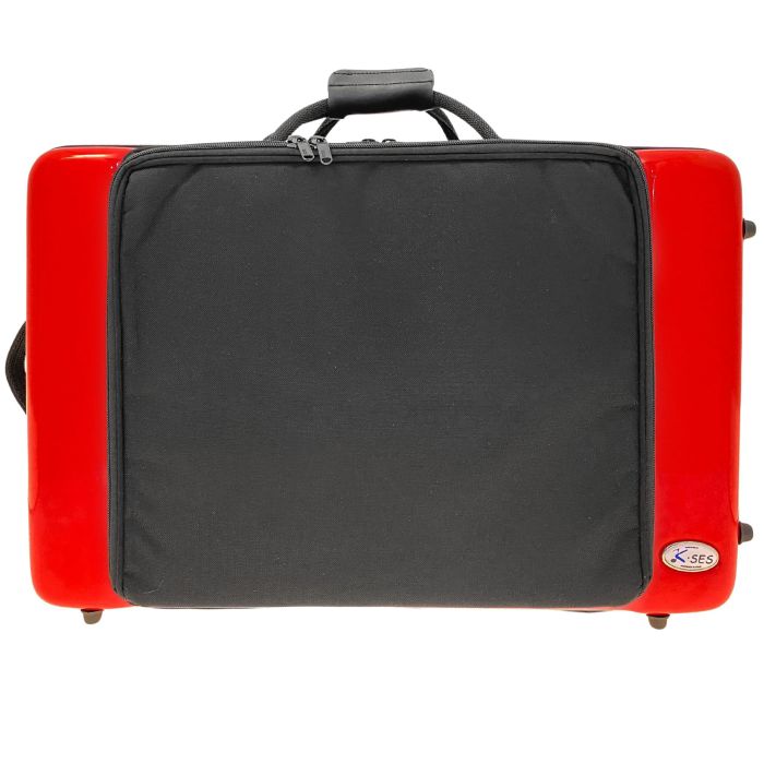 Custodia per 4 trombe K SES rosso lucido main product photo