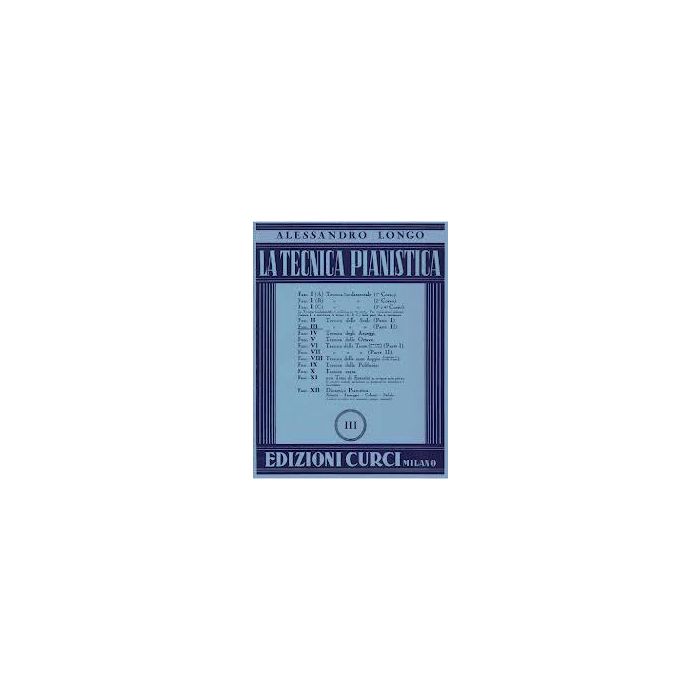 Longo Tecnica Pianistica 3 main product photo