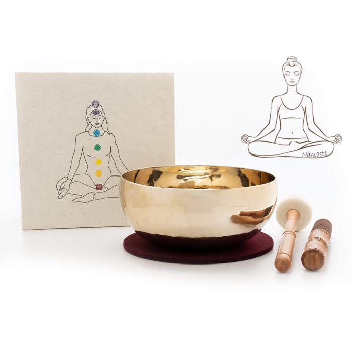 Klangschalen 19cm con cuscino,battenti Yoga main product photo