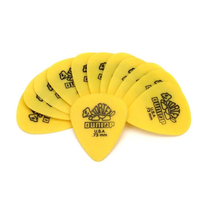 Blister plettri Dunlop 418P.73 Tortex 12pz standard 73mm main product photo