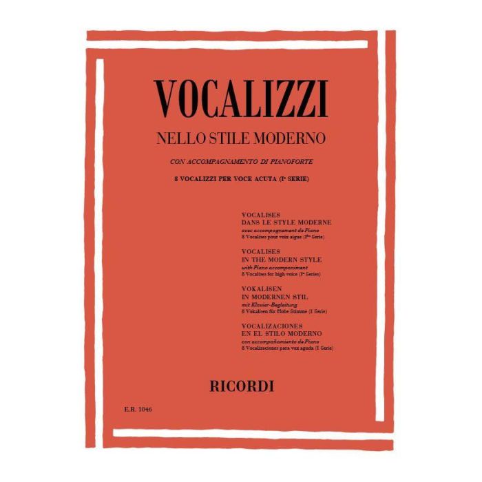 Vocalizzi nello Stile Moderno: I Serie Vol.1 Voce Acuta main product photo