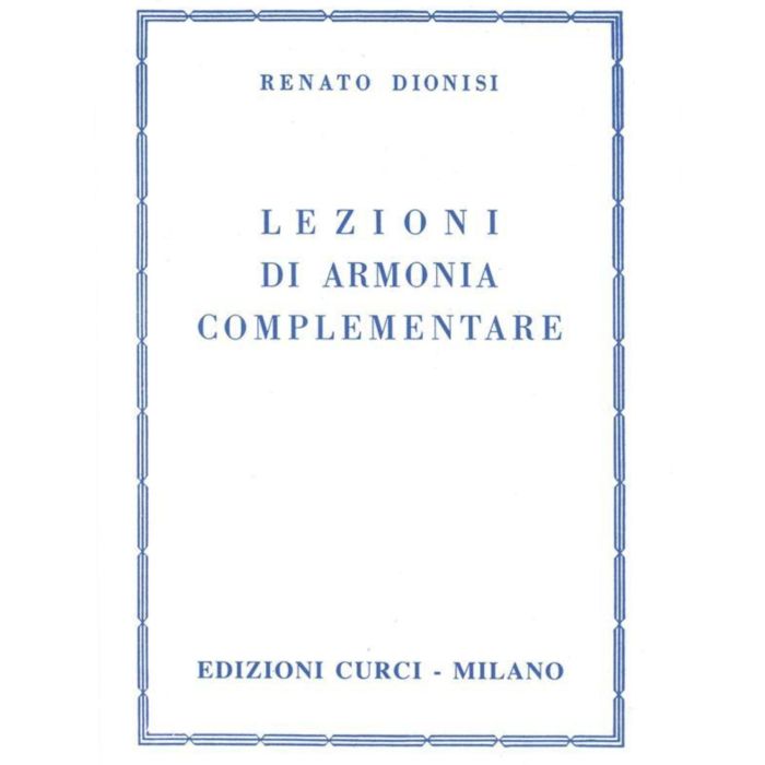 R.Dionisi Lezioni di Armonia Complementare main product photo