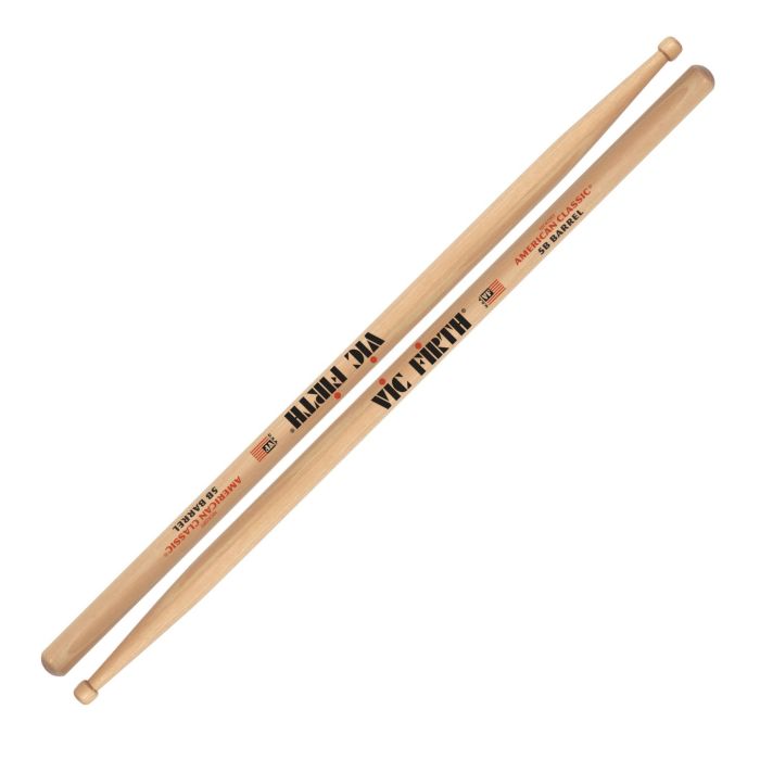 Bacchette Vic Firth American Classic 5B Hickory Punta Legno Barrel main product photo