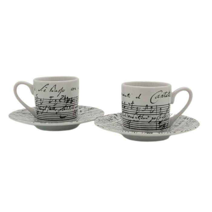 Set 2 tazzine Musik-Boutique da Caffè bianco serie Cantate main product photo