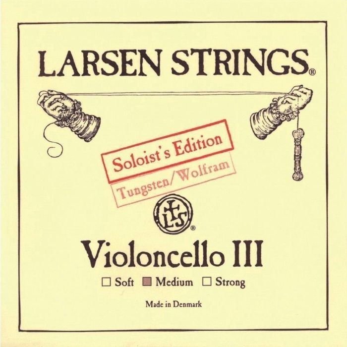Corda Violoncello 4/4 Larsen SOL III medium Soloist's edition acciaio/tungsten main product photo