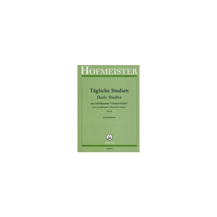 Hofmeister Baermanns Studi Giornalieri Op.63 main product photo