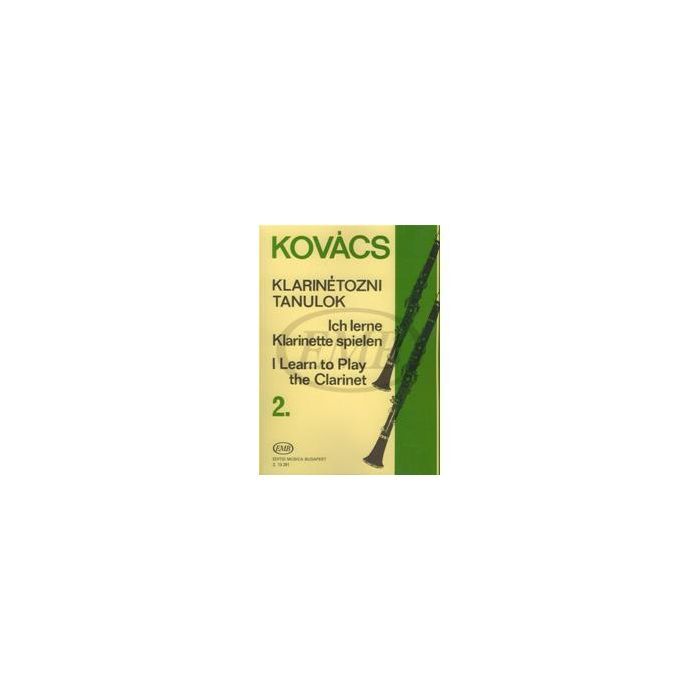 B.Kovacs I Learn to play the clarinet Vol.2 main product photo