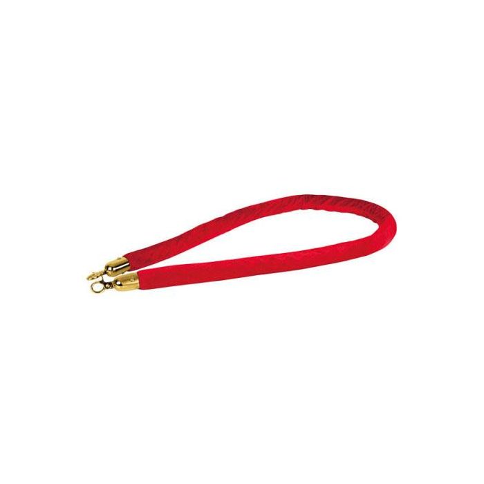 Showtec Velvet Rope rosso con aggancio dorato main product photo