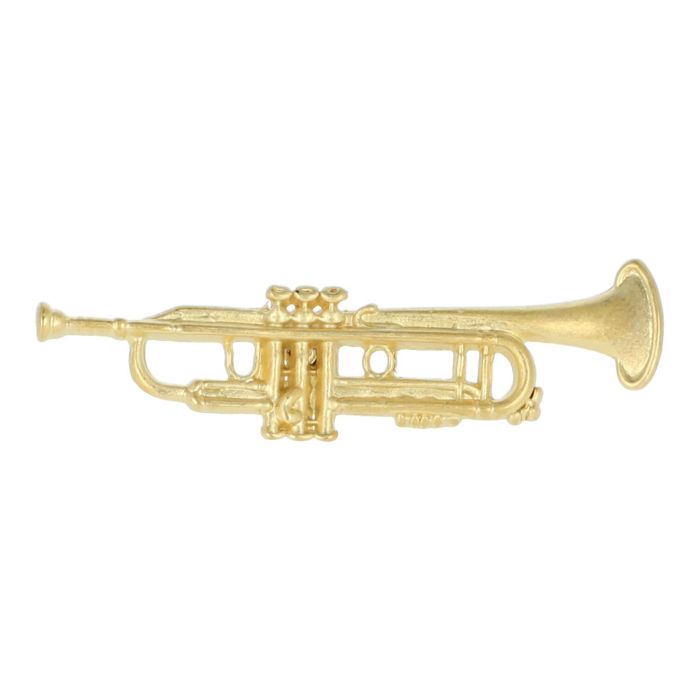 Spilla tromba Musikboutique placcata in oro, in ottone main product photo