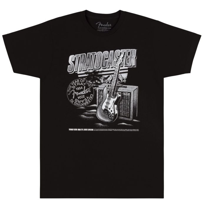 T-Shirt Fender Stratocaster 70th Anniversary Tee Black XL main product photo
