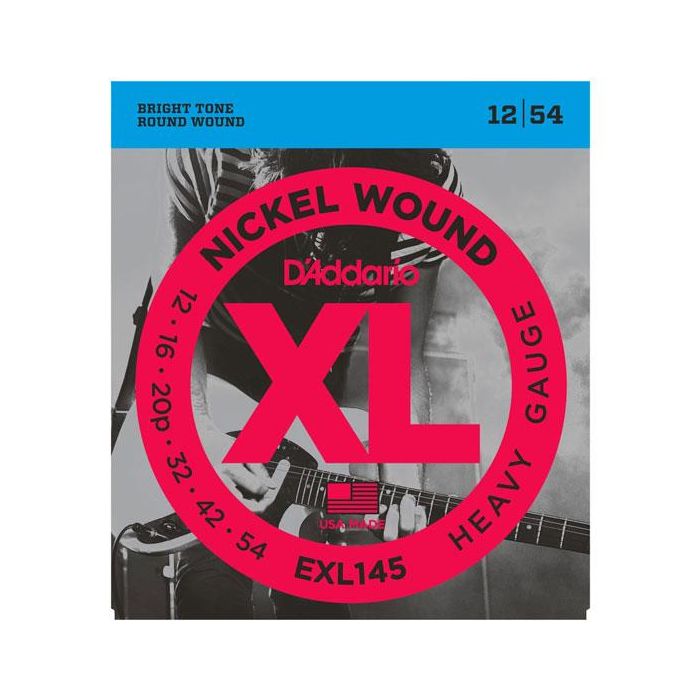 Corde elettrica D'Addario EXL145 nickel wound heavy 3rd acciaio 12-54 main product photo