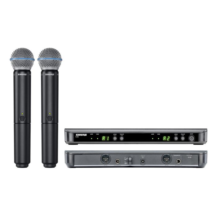 SHURE BLX288/BETA58 Radiomicrofono doppio palmare main product photo