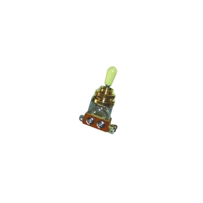 Selettore Parts Planet BTG GD IV 3 posizioni tipo Gibson dorato pomello crema main product photo