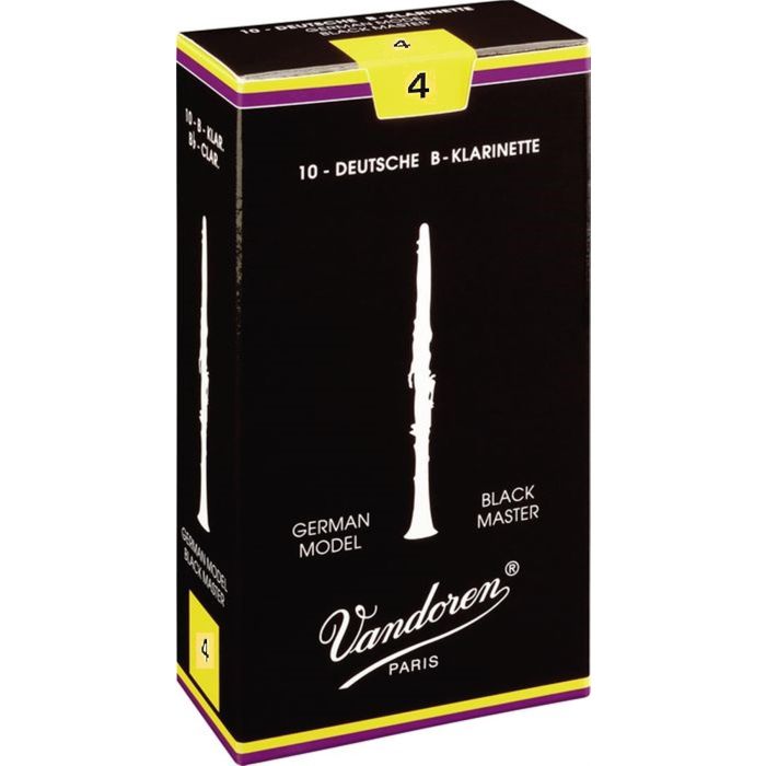 Ance Clarinetto Sib n.4 Vandoren Black Master German Model 10pz CR184 main product photo