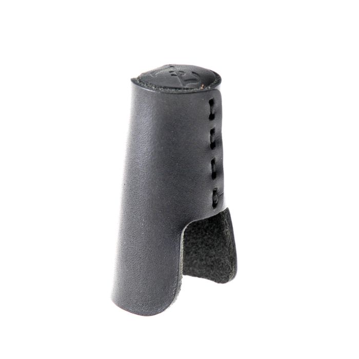 Copribocchino Clarinetto piccolo Sax soprano Zac Ligature ZB-11 cuoio nero main product photo
