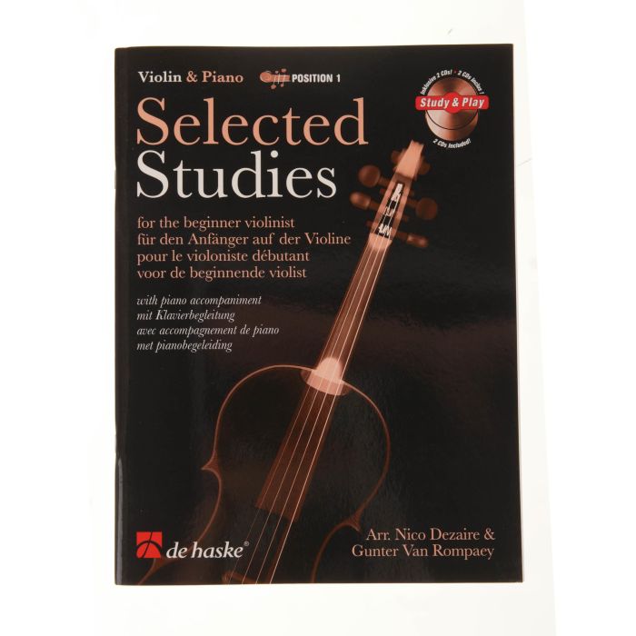 Dezaire Selected studies per violino con cd main product photo