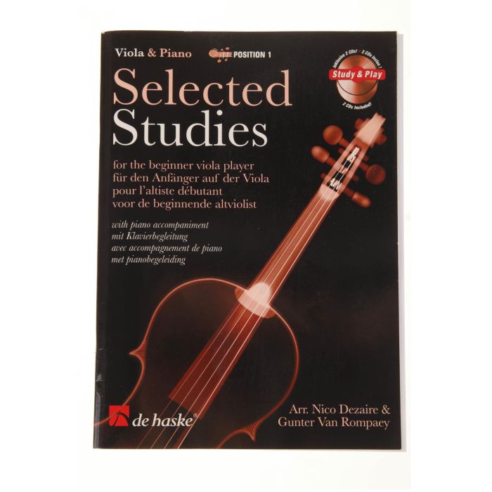 Dezaire Selected studies per viola con cd main product photo