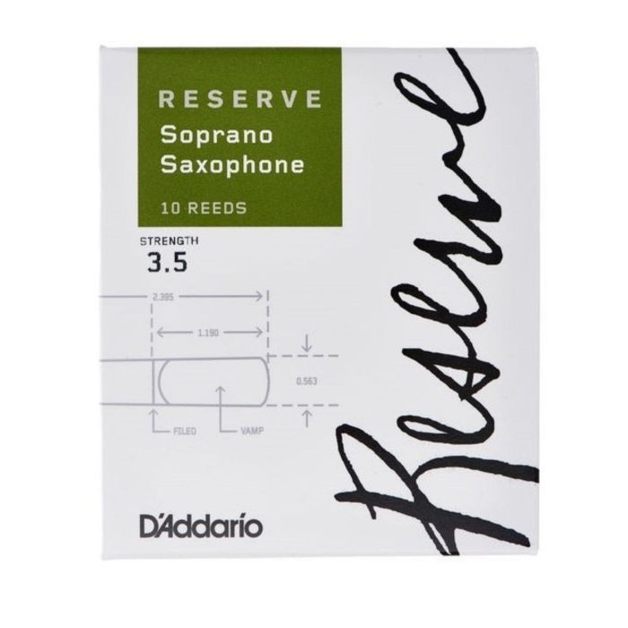 Ance Sax Soprano n.3.5 Reserve By D'Addario 10pz DIR1035 main product photo
