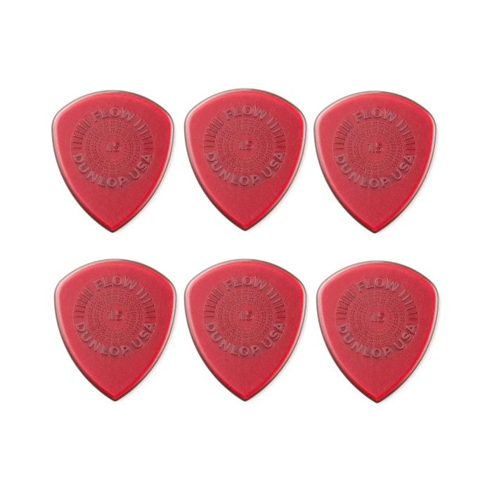 Blister plettri Dunlop Flow 549P1.5 standard 1,5mm grip 6pz main product photo
