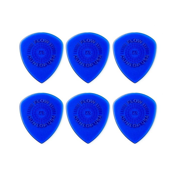 Blister plettri Dunlop Flow 549P.73 standard 73mm grip 6pz main product photo